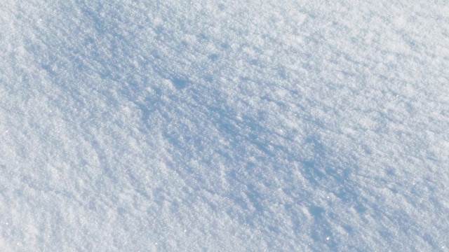 雪景拍摄，在冬天。1月份拍摄。以雪的形式作为背景。视频素材