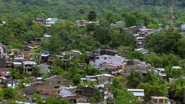 哥伦比亚住宅鸟瞰图视频素材