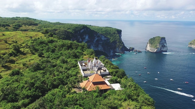 努萨佩尼达海滩的鸟瞰图视频素材