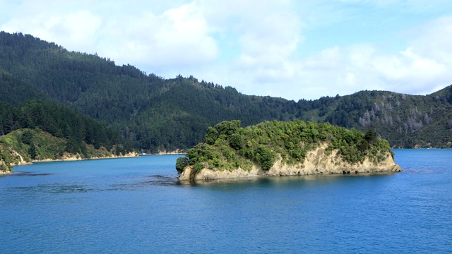 新西兰库克海峡的美丽景色视频素材