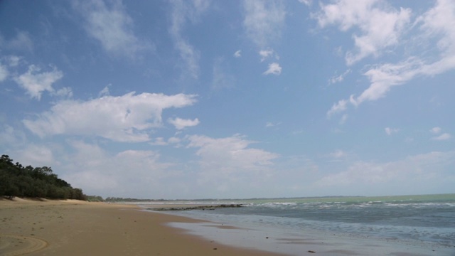 海滩与天空岛，艾略特夫人岛视频素材