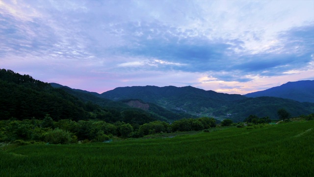 韩国江原道的日出风景视频素材