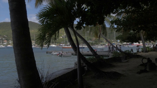 伊莉莎白港，Bequia，圣文森特和格林纳丁斯港，西印度群岛，加勒比，中美洲视频素材