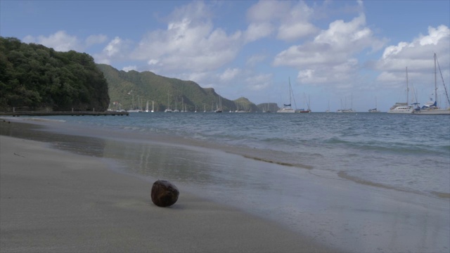 伊丽莎白港海滩，Bequia，圣文森特和格林纳丁斯，西印度群岛，加勒比，中美洲视频素材