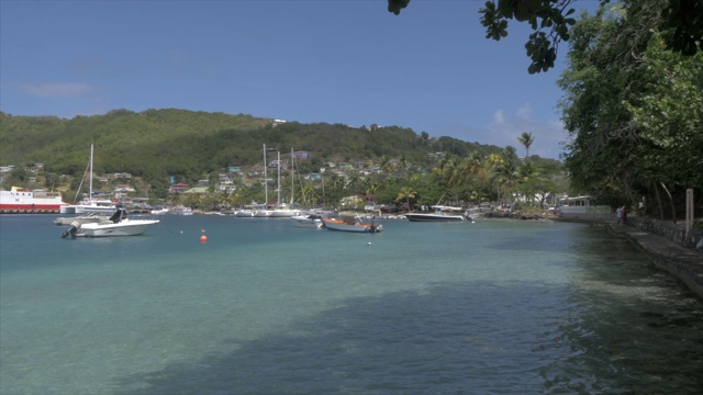 伊莉莎白港，Bequia，圣文森特和格林纳丁斯港，西印度群岛，加勒比，中美洲视频素材