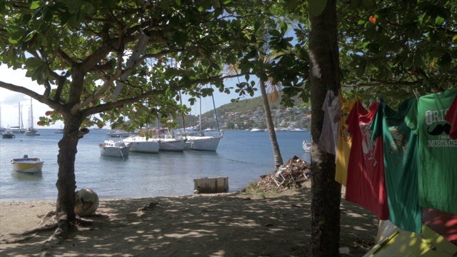 伊莉莎白港，Bequia，圣文森特和格林纳丁斯港，西印度群岛，加勒比，中美洲视频素材