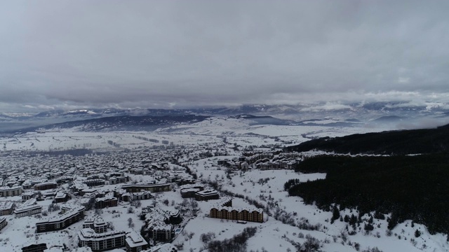 班克索雪山无人机视频视频下载