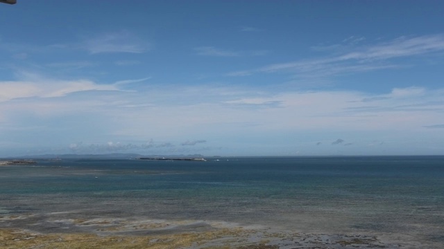 冲绳岛西海岸的风景视频素材