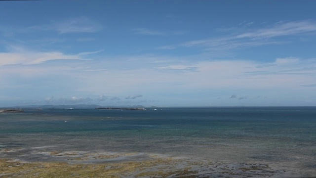 冲绳岛西海岸的风景视频素材