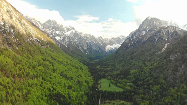 美丽的高山景观视频素材