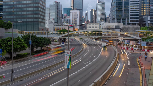 香港市景、中央车站、视频素材