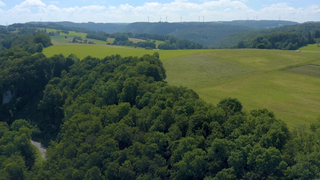 天线schwäbische Alb在德国视频素材