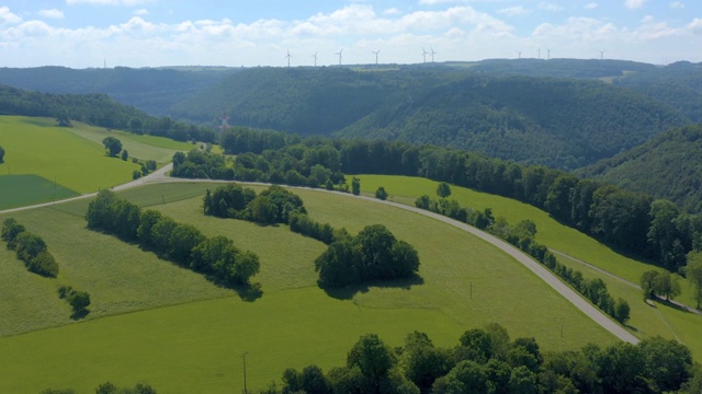 天线schwäbische Alb在德国视频素材