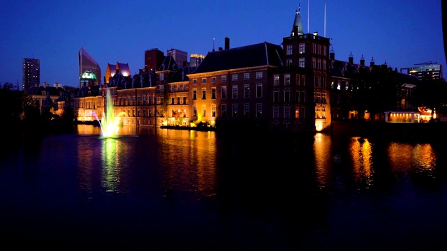 Binnenhof-Dutch议会,荷兰视频素材