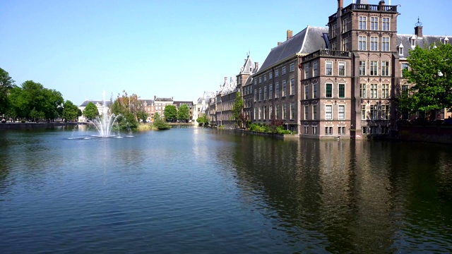 Binnenhof-Dutch议会,荷兰视频素材