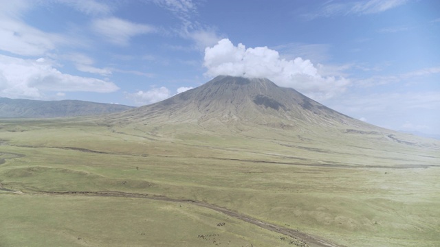 乞力马扎罗山活火山的风景，坦桑尼亚，东非视频素材