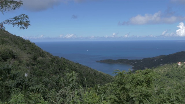 北海岸山脊路，托尔托拉，英属维尔京群岛，西印度群岛，加勒比海，中美洲视频素材