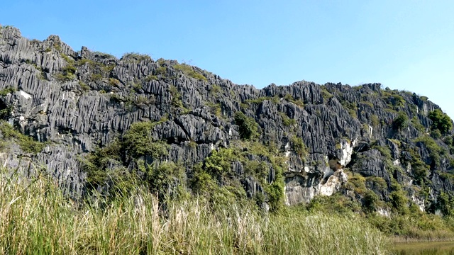 风景秀丽的喀斯特景观，湿地景观视频素材