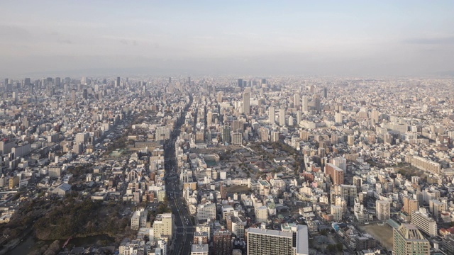 日本大阪市的高层。视频素材