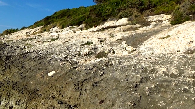 加尔加诺海岸的全景。视频素材