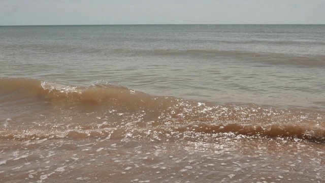 亚速海的海浪视频素材