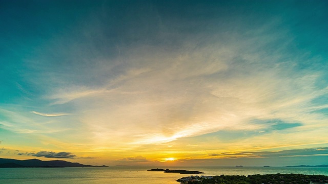 海上日落视频素材