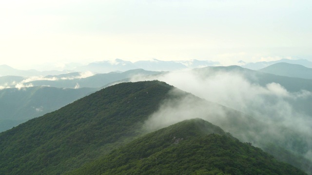 韩国江原道太白山风景区视频素材