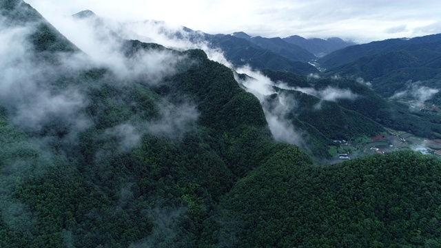 白头山风景，永月，江原道，韩国视频素材