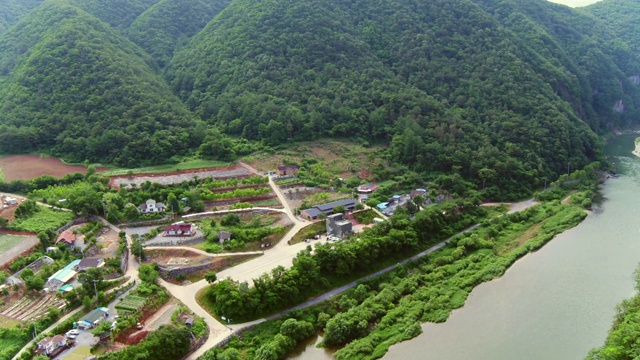 韩国平昌江原道古生代地质公园视频素材