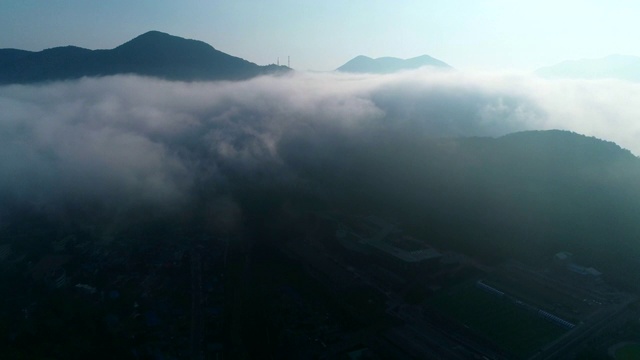 韩国江原道太白山风景区视频素材