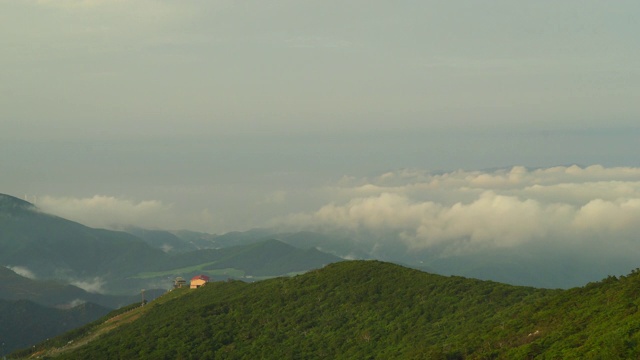 韩国江原道太白山风景区视频素材