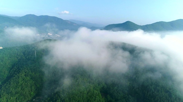 韩国江原道太白山风景区视频素材