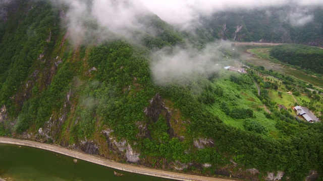 韩国江原道正城县的若阳河地区视频素材