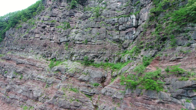 韩国江原道太白山的同里峡谷风光视频素材