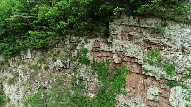 韩国江原道正城县的花溪河八景区视频素材