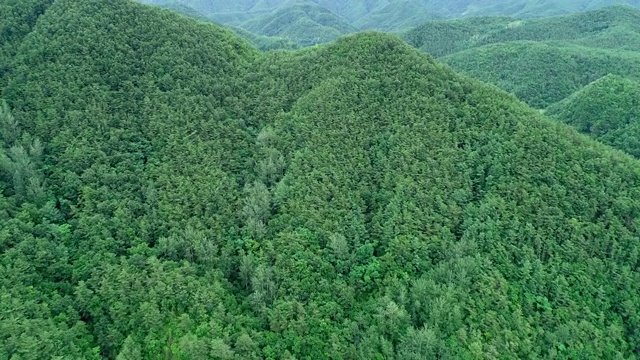 韩国江原道永峪市三亨济峰古生代特征视频素材