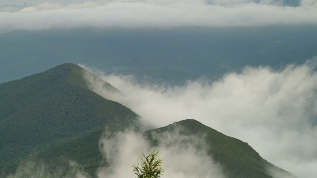 韩国江原道太白山的白头山视频素材