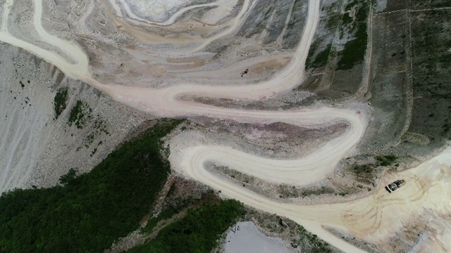 韩国江原道正城县白峰岭的喀斯特地貌视频素材