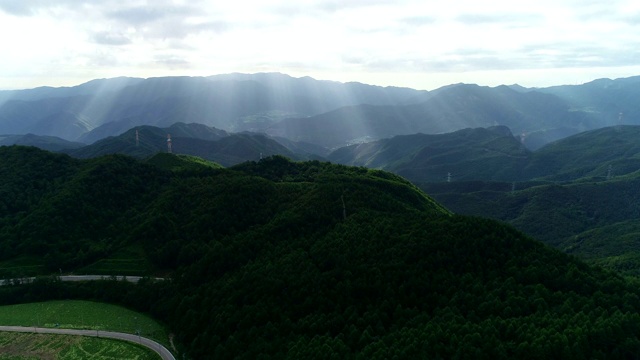 韩国江原道太白山风景视频素材