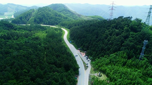 韩国江原道正城县白峰岭的喀斯特地貌视频素材