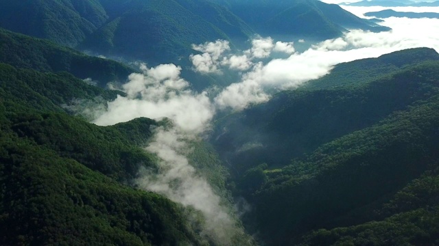 韩国平昌江原道古生代地质公园视频素材