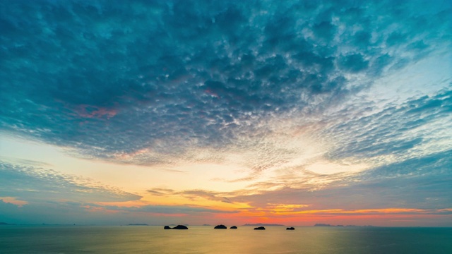 海上日落视频素材