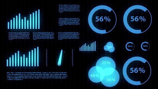未来技术界面计算机数据屏幕视频素材