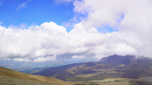 科托帕希火山的景色视频素材