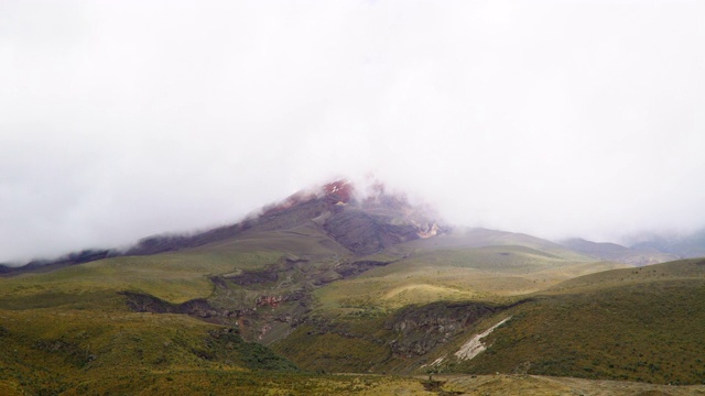 科托帕希火山的山顶视频素材