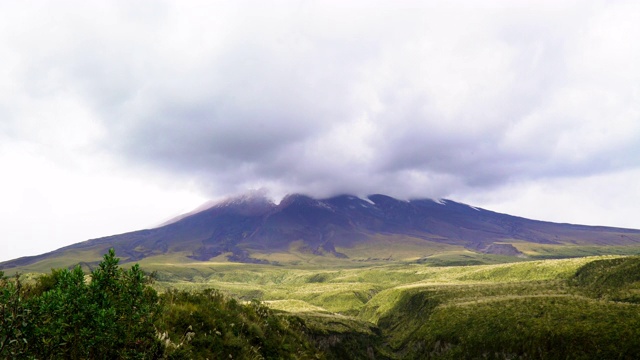 科托帕希火山的景色视频素材