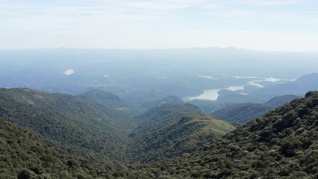 巴西热带雨林热带山视频素材