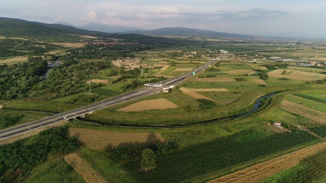 空中高速公路景观视频素材