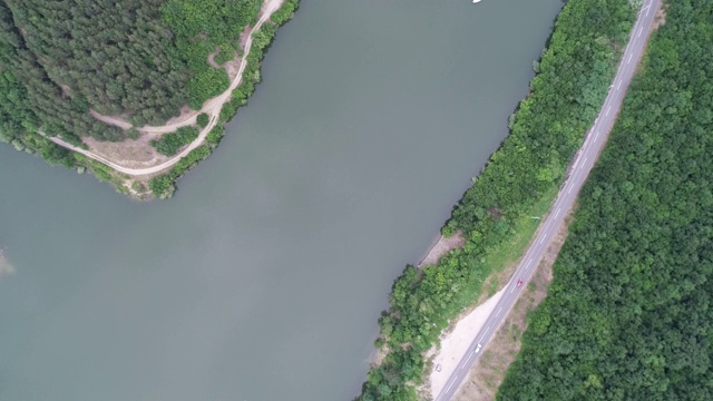 河流和气流来自空气视频素材