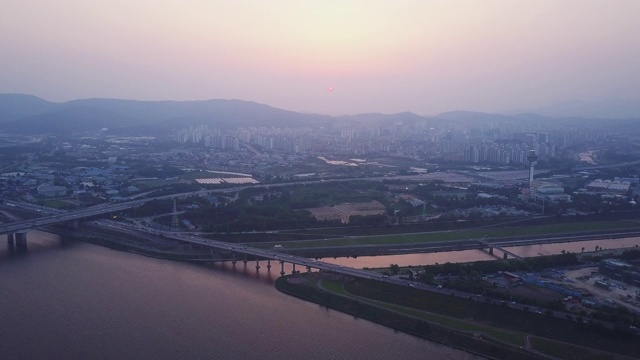 韩国京畿道古里市市中心视频素材